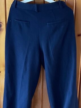 Zara thick trousers in navy blue